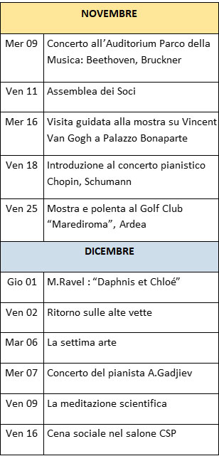 Calendario